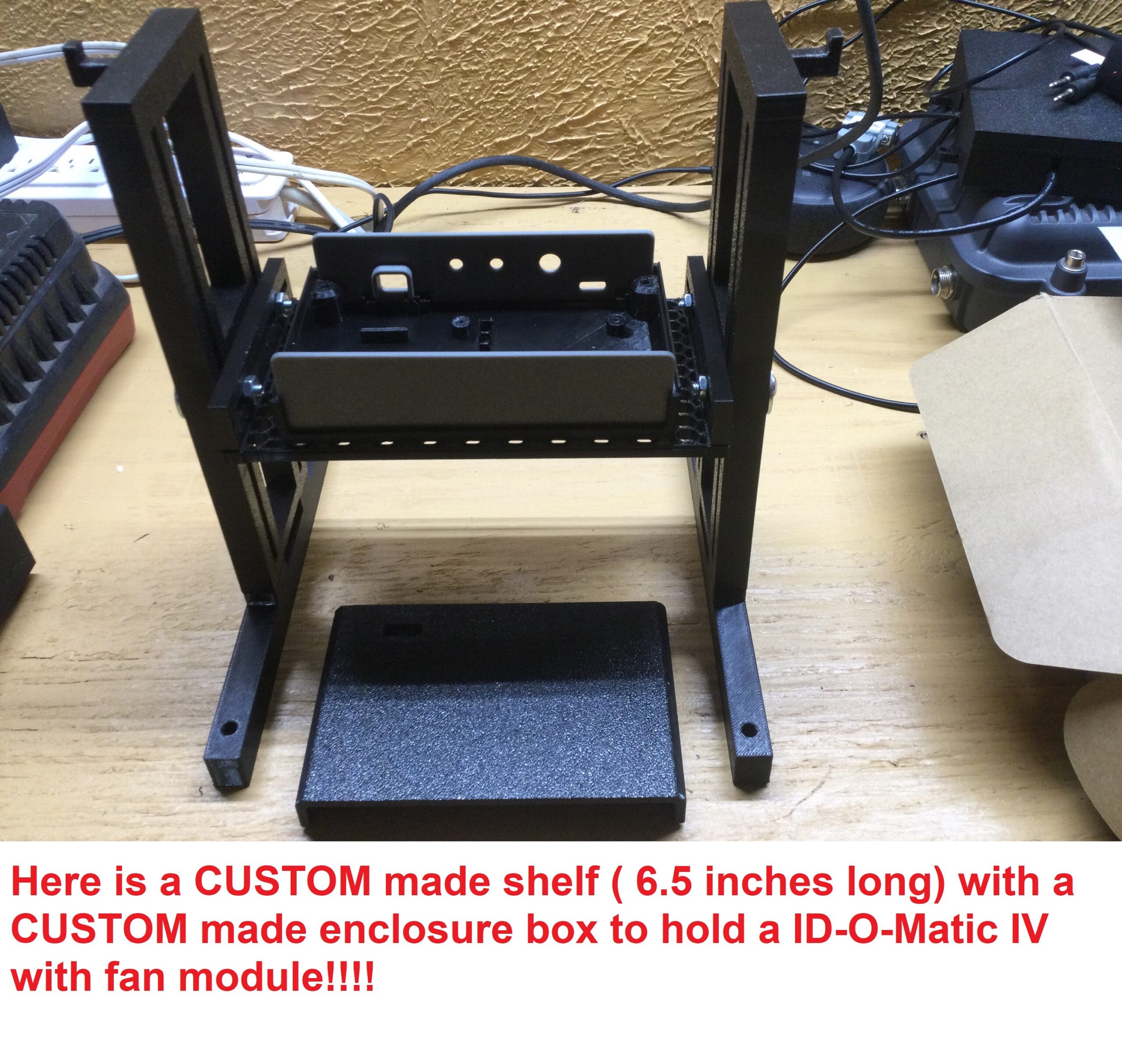 3d printed "repeater" and/or base station rack for TYT9000 or Retevis RT9000 mobile radios or customize to your mobile radios!!!! - Image 7