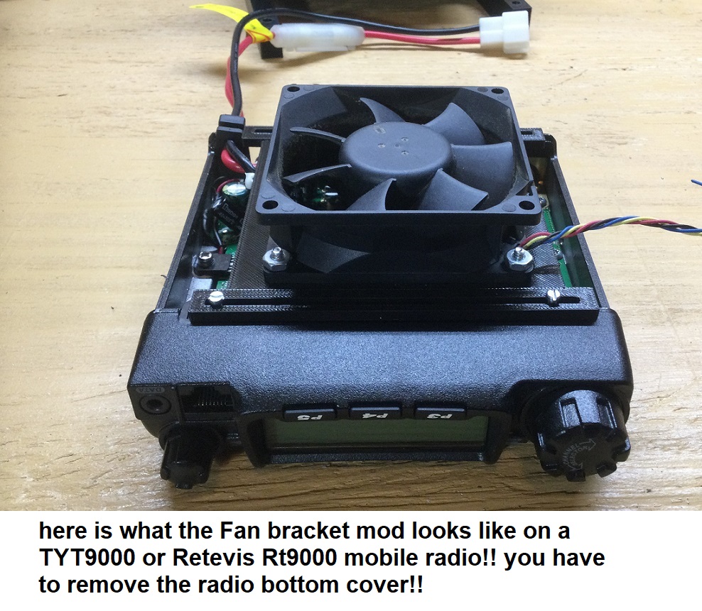 3d printed "repeater" and/or base station rack for TYT9000 or Retevis RT9000 mobile radios or customize to your mobile radios!!!! - Image 4